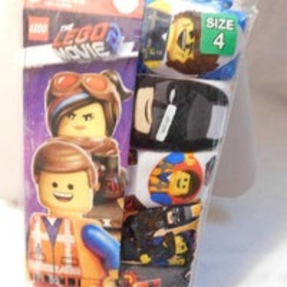 LEGO Movie Boys Briefs Underwear 5 Pack Size 4 - Picture 1 of 4